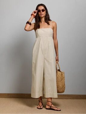 Like NEW - AE77 🐚Strappy Wide-Leg Jumpsuit Large